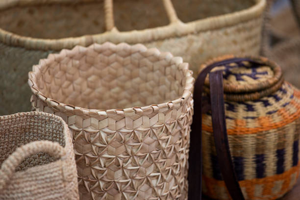 istock Wicker baskets in a market 1215311177