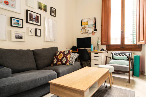 istock Cozy living room - Real house interior 1215319719