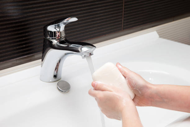 istock Washing hands for corona virus prevention. Stop spreading coronavirus. 1215320224