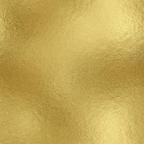 Gold foil seamless texture, golden background