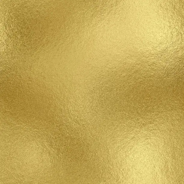 Photo of Gold foil seamless texture, golden background