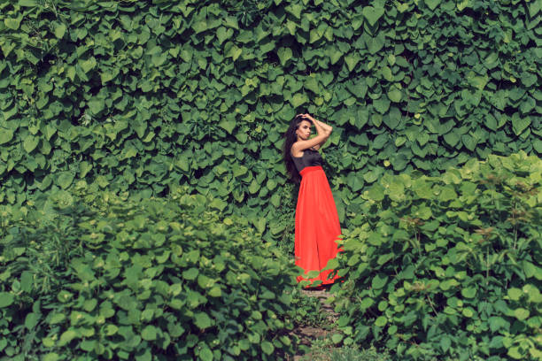 May walk in the park with a girl