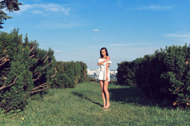 May walk in the park with a girl