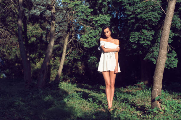May walk in the park with a girl