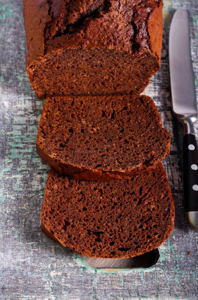 istock Chocolate spicy bread cake, sliced 1215344578
