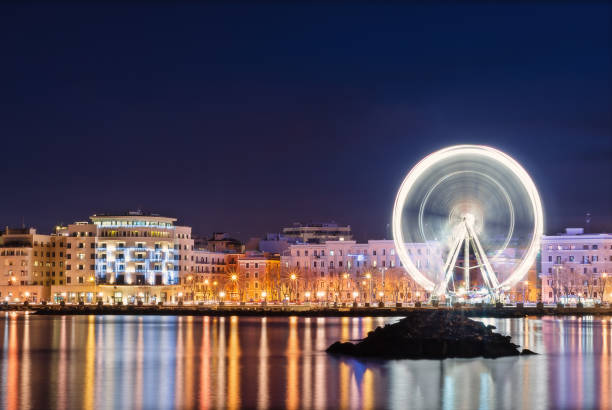 istock Night in Bari, Puglia, Italy. 1215347990