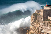 Biggest Wave In The World, Nazare, Portugal