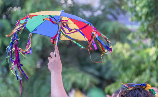 istock Frevo umbrella in Olinda 2020 Carnival 1215365932
