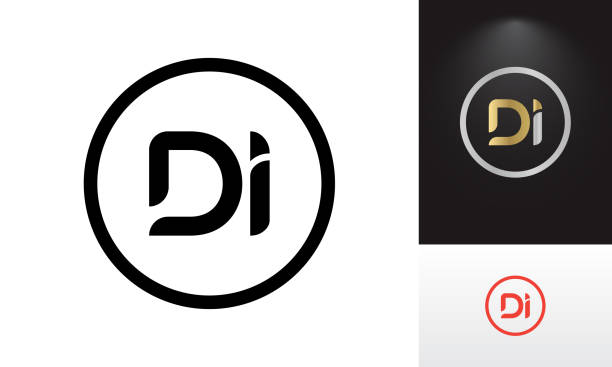Initial DI Letter Logo With Creative Modern Business Typography Vector Template. Creative Abstract Letter DI Logo Design Initial DI Letter Logo With Creative Modern Business Typography Vector Template. Creative Abstract Letter DI Logo Design illustration i di in sign are stock illustrations
