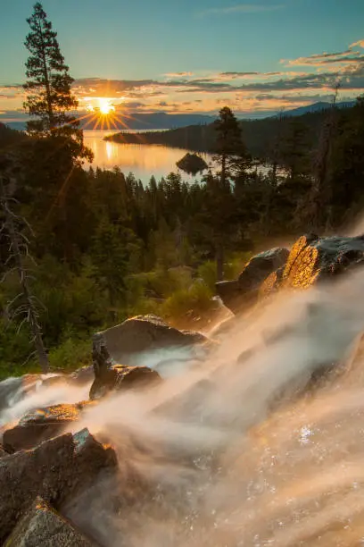 Lake Tahoe is a large freshwater lake in the Sierra Nevada of the United States.