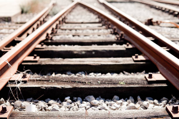 istock Railroad Track Detail 1215375382