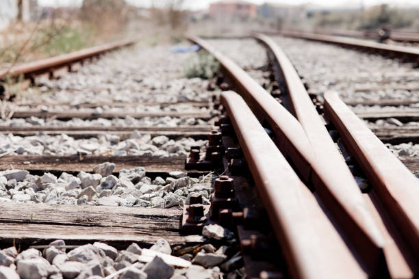istock Railroad Track Detail 1215380783
