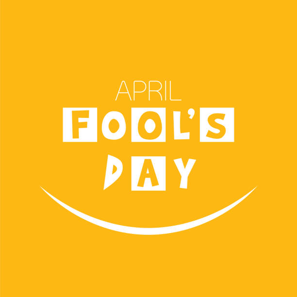 April fool's day, Typography, Colorful, flat design stock illustration April fool's day, Typography, Colorful, flat design stock illustration april fools day calendar stock illustrations