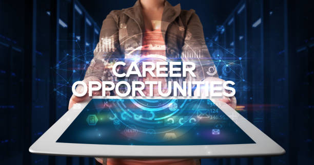 istock Person holding tablet, business concept 1215381253