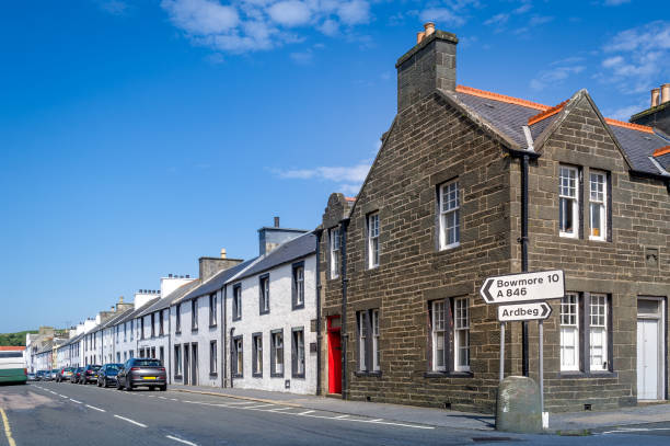 istock Port Ellen and Bowmore road sign 1215383488