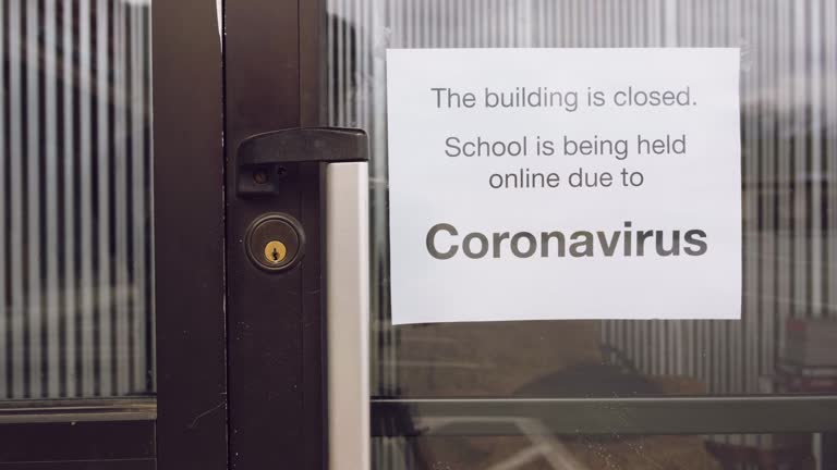 COVID-19 Coronavirus School Closed