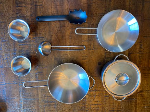 istock Knolling - stainless steel utensils 1215387791