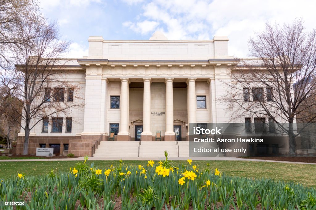Springtime View Of The Maeser Building On The Brigham Young University