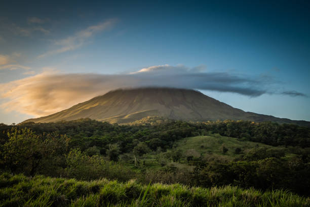 Arenal Volcano Wide stock photo