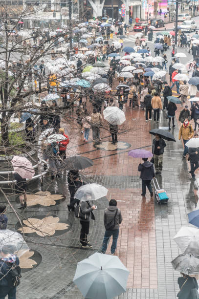 istock Rainy Shibuya Station 1215405703