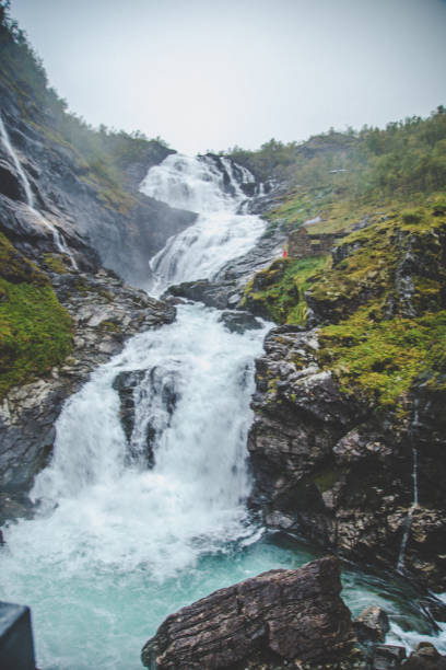 istock Some Waterfall views near Bergen in Norway 1215406967