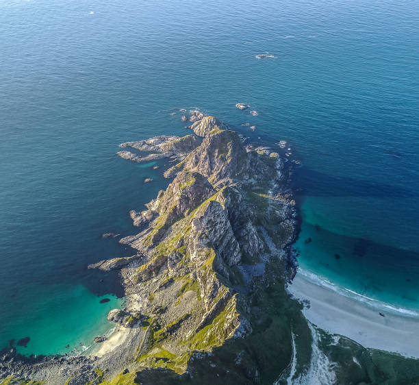 istock Drone views from Mount Matind near Bleik, in Norway 1215411041