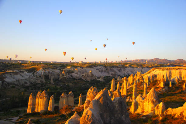 istock Hot air balloons in Cappadocia 1215411844