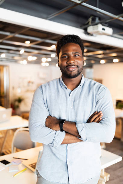 istock Team manager is the last one who leaves the office 1215414069