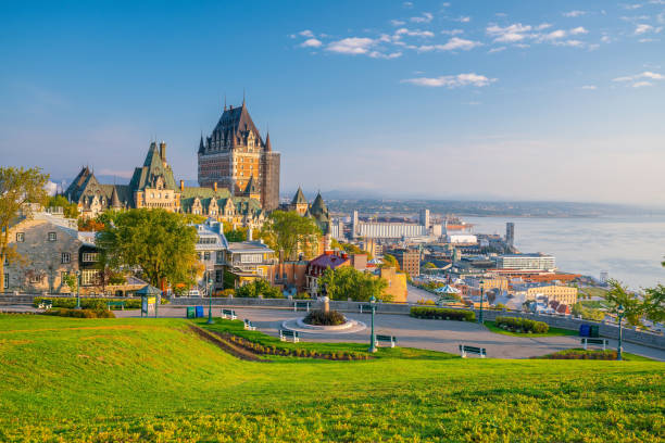 istock Panoramic view of Quebec City skyline in Canada 1215415022