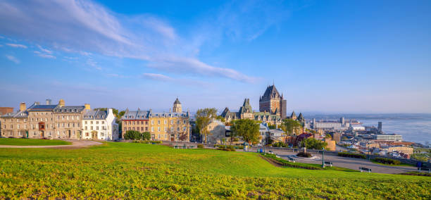 istock Panoramic view of Quebec City skyline in Canada 1215415026