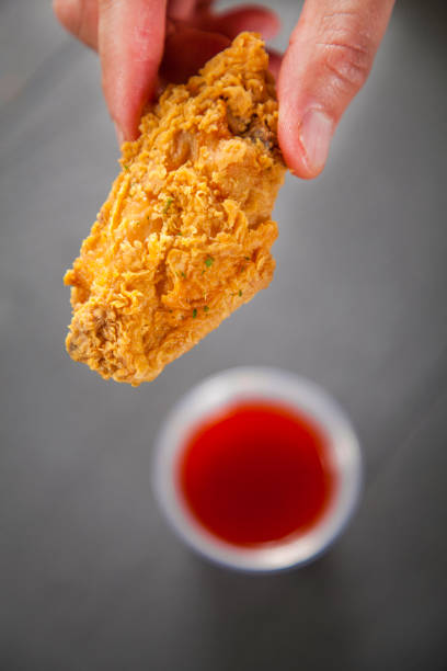 istock Fried Chicken Wings with Sauce 1215415920