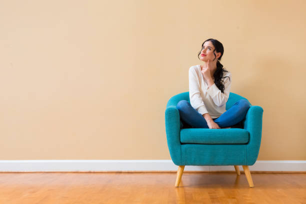 istock Young woman in a thoughtful pose 1215416685