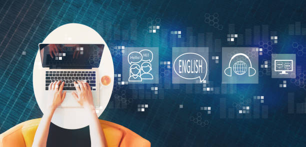 istock English with person using a laptop 1215417024