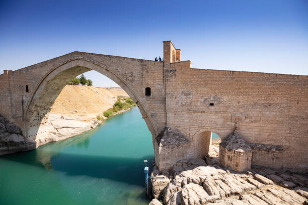 istock Turkey. The Malabadi Bridge on the Batman River (built 1146-1147 by Timurtas of Mardin) 1215419924