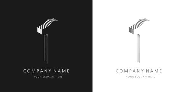 1 logo number modern design 1 logo number modern design number 1 illustrations stock illustrations
