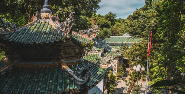istock Marble mountains views in Danang, Central Vietnam 1215421309
