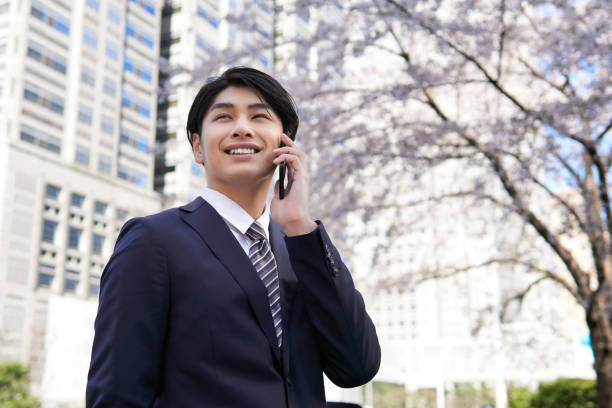 istock A Japanese businessman 1215423077