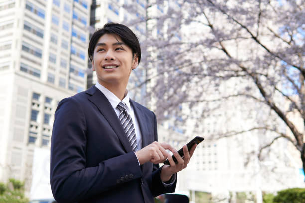 istock A Japanese businessman 1215423079