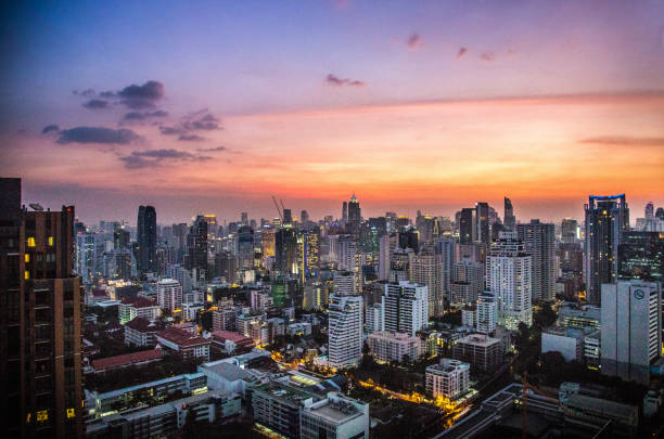 istock Bangkok street views by night in Thailand 1215423721
