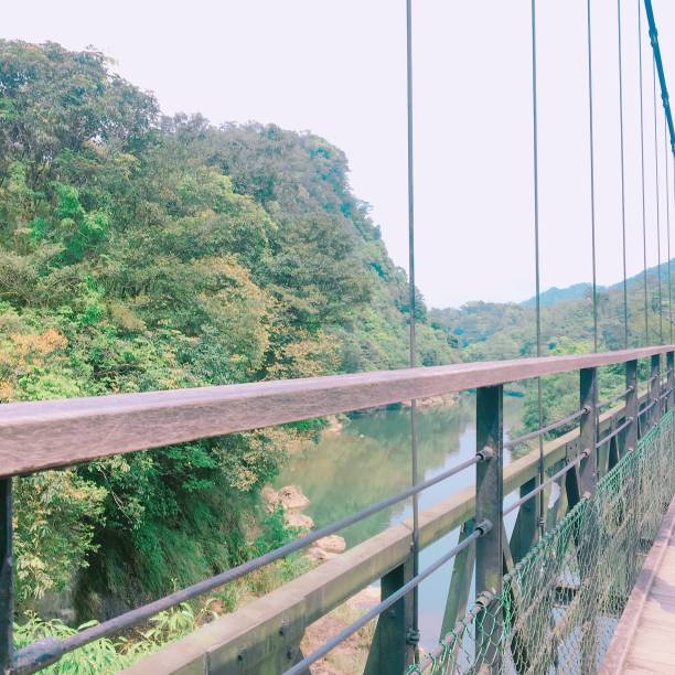 istock Bridge amd Natural Landscape in Taiwan 1215437096