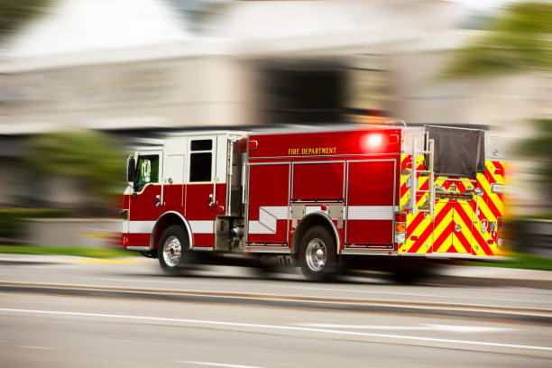 Fire Engine At Fire 2,400+ Fire Engine Lights Stock Photos, Pictures & Royalty-Free Images ...
