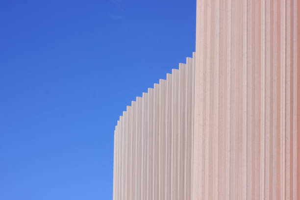 istock abstract curved lines against the sky 1215444983