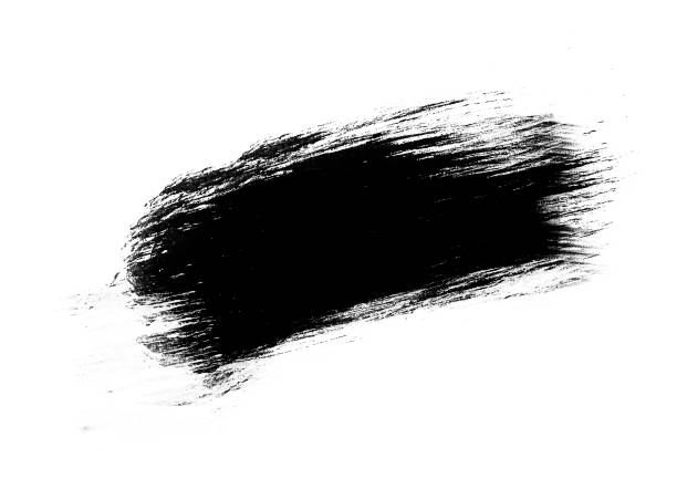 istock Black color graphic patches strokes design effect element for background 1215450873