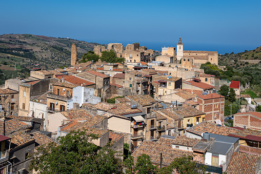 Overlooking Collesano Italy (Sicily)
