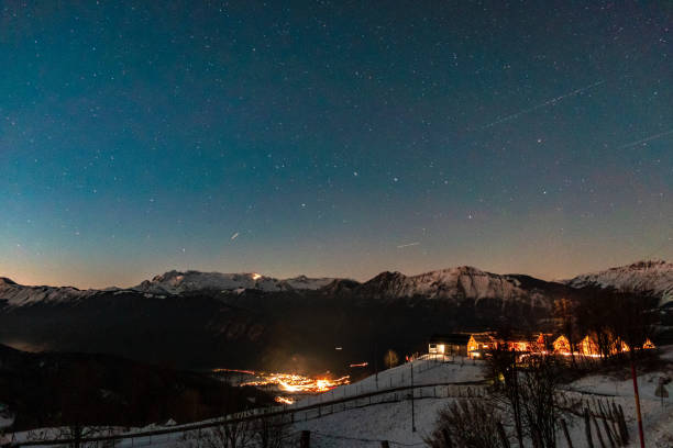 istock Winter evening in the Julian Alps 1215454569