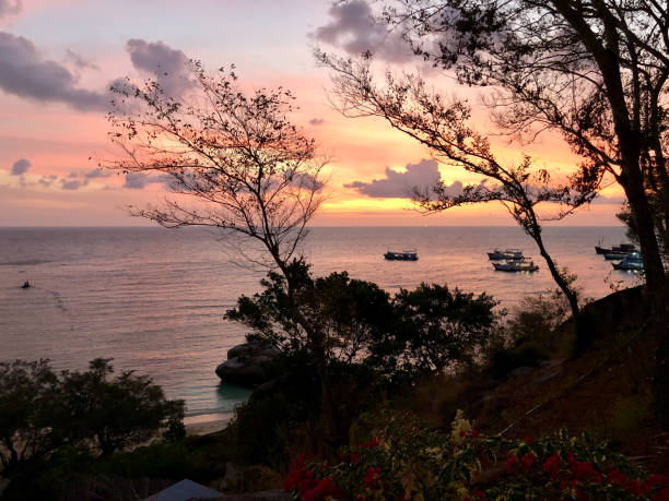 istock Ko Tao Sunset at the beach 1215459207