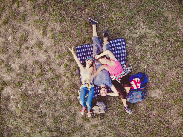 istock Friends enjoying in nature 1215467734