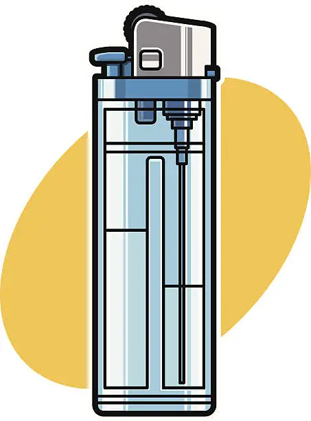 Vector illustration of lighter