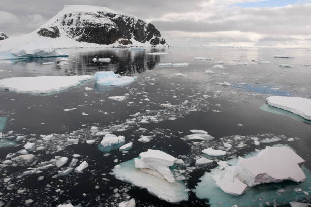 istock Icebergs and Errera Channel Coastline, Antarctic Peninsula 1215470844