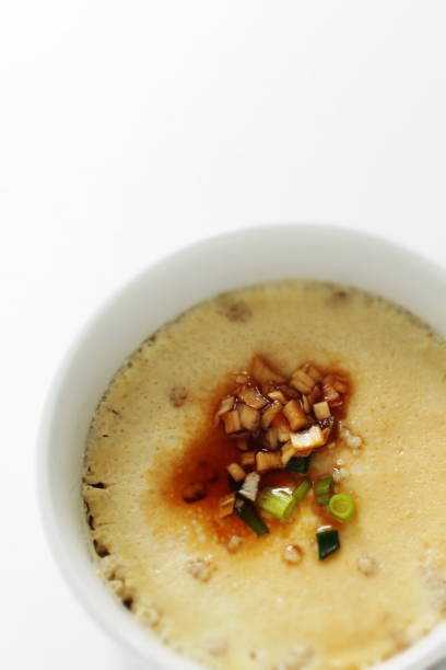 istock Chinese food, mince pork and steamed egg 1215475680